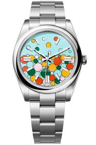 Lyxmän Titta på automatisk mekanisk rörelse Casual klockor Rostfritt stål Rem 41 36mm Dial Waterproof Wriskwatch Birthday Present Montres de Luxe