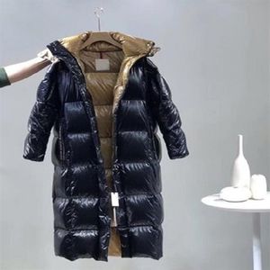 2023 Down Jacke Płaszcz Designerka Kobieta Downs Płaszcz Oglądanie Front Buttons Parkas Women Winter Pleats Fashion Płaszcze Kobiety z kapturem colla217s