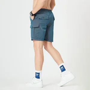 Men's Shorts LBL Men Casual Hip Hop Pocket Streetwear Bottom Loose Cargo Mens Summer Fashion High Street Bermuda Joggers