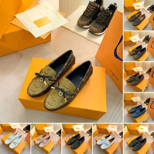 34model designer marrom mulheres xadrez verifica barco sapatos de luxo marca plana mulheres senhoras vestido sapatos fivela de metal couro senhoras preguiçoso mocassins muller plus size 34-42