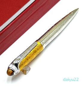 Atacado nova chegada edição especial caneta esferográfica de metal design exclusivo escritório escola escrita canetas como presente de luxo