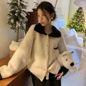 Women's Knits Hsa Elegant Single Breasted Knitted Cardigan Sweater Women Cashmere Long Sleeve Top Winter Clothing 2023 Autumn Coat