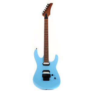 De an M D 24 Floyd Roasted Maple Neck Vintage Blue Electric Guitar as same of the pictures