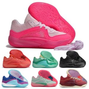 Kevin Durant KD 16 Mens Basketbol Ayakkabıları KD16 Teyze İnci Phoenix Gray Vs NY Vivid Turuncu Altın 2023 İnsan Tasarımcı Sneakers Boyut 7 - 12