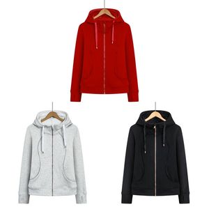 Designers High Quality Womens Hoodies Sweater Jackets With Zipper Women Slim Hoodie Sweatshirt Brands Tops Spring Autumn And Winter Cotton Top Size Wholesale