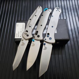 Benchmade 535/537/940 Axis Bugout Folding Knife S90V Blade Titanium Handles Outdoor Hunt Camp Rescue Survival Tactical Knives 535-3 537-Ti 940-1 940s EDC Tools