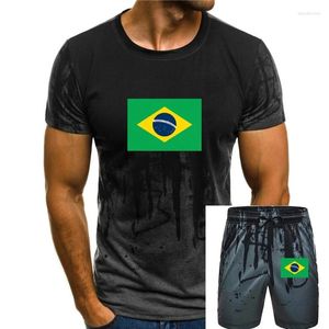 メンズトラックスーツブラジルの旗Tシャツ - サイズの色の選択。