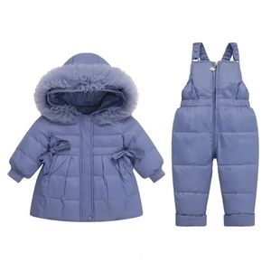 Piumino per bambini Giacca tuta per bambini Ragazza per bambini Vestiti per ragazzi 2 pezzi Completo invernale Tuta per bambini caldi Abbigliamento 231013