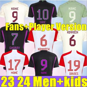 23 24 Soccer Jersey Kane Sane Goretzka Gnabry Camisa de Futebol Men KIDS KIT KIMMICH fans Player München Oktoberfest Joao Cancelo Neuer 2023 2024 Football Shirt 53 20 20 20