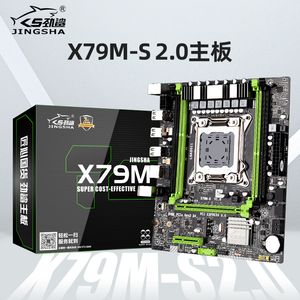 Jinsha X79M-S2.0 Computer Motherboard LGA2011 Pin DDR3 Pamięć z mocnym E5 2670 2680 V2