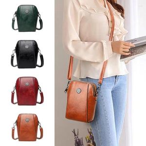 Aufbewahrungstaschen Damen Geldbörse Tasche Vertikale Umhängetasche Leder Anti-Diebstahl USB Schulter Reise Schlinge Brust Rucksack Männer Handytasche Einkaufen