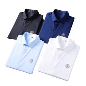 2023Mens Polo Gömlek Küçük At Nakış Polo Gömlek Uzun Kollu Düz Renk Slim Fit Sıradan İş Erkek Gömlek Giyim Yüksek Kalitesi M/L/XL/2XL/3XL#25