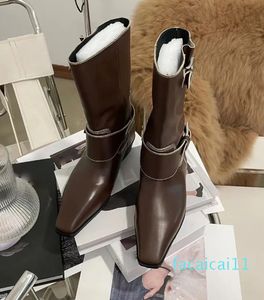 Head Western Knight Boots kısa minimalist kısa botlar premium çok yönlü