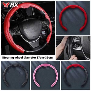 Steering Wheel Covers Car Steering Wheel Cover 38cm 15inch Ultra-thin Fur Non-slip Breathable Anti-skid Accessories Steering Wheel Decorative supplies Q231016