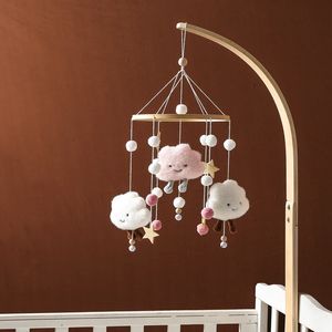 Mobiler# Baby Cloud Rattles CRIB MOBILES Toys 0-12 månader Bell Musical Box Born Bell Toddler Rattles Carousel For Musical Toy Gift 231016