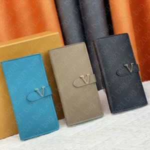 8A Long Wallet Women Designer Taurillon Leather Vertical Purse Card Holder Highs Quality Letter Coin Purses With Original Box M81499