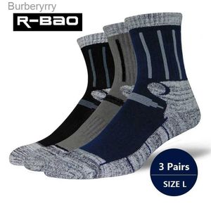 Men's Socks RB036 Men/Women Outdoor Hiking/Skiing High-quality Thick Terry Deont Sports Running 3pairs=1LotL231016