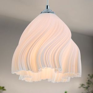 Lampadari moderni Lampadari semplici dal design tridimensionale a forma di petalo (senza lampadine)