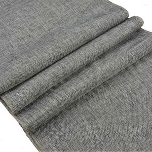 Table Runner 10pcs/lot 30 275cm Multi Size Grey/Khaki Imitate Linen For Wedding Party Banquet Christmas Festival Decor