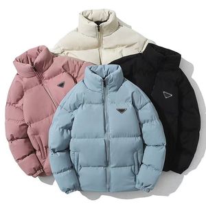 Nouveau couple veste de créateur pour hommes coton mode luxe, vêtements en coton de marque P, vêtements d'hiver en coton en peluche vêtements pour femmes Ins vêtements à la mode épaissi