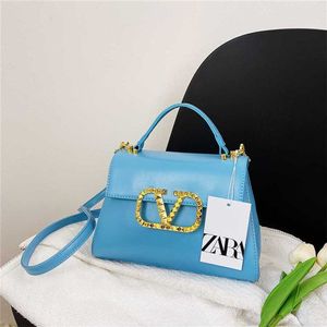 75% Outlet Store Bag Women's New Simple Fashion Candy Color Handheld One Shoulder Crossbody Bags Model 5598