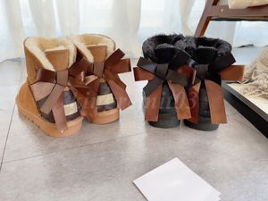 Kvinnor stövlar Tasman Chestnut Boot Designer Fur Booties Women Australia Ultra Mini Platform Snow Boots Disquette Cotton Slippers With Box