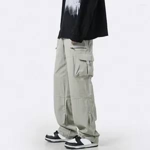 Spodnie męskie spodnie japoński w stylu menu szorty ładunkowe głębokie krocze uliczne fajne czysty kolor lato