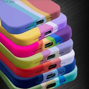 Capas de telefone celular Rainbow Phone Case para iPhone 6 7 8 Plus X XR 11 12 Pro Max Silicone Color Drew Cute Back Cover Qualidade Colorida Proteger ShellL2310/16