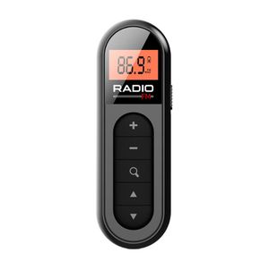 Estação de rádio FM digital mini pequeno bolso estéreo fones de ouvido rádio portátil FM M3 M01
