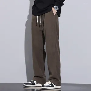 Männer Hosen 2023 Herbst/Winter Dicke Jungen Casual Lose Mode Trend Breite Bein Elastische Taille