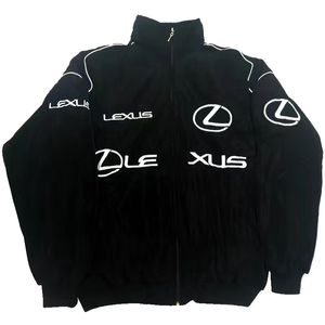 AF1 F1 Formel One Racing Jacket F1 Jacka Autumn and Winter Full Embroidered Logo Cotton Clothing Sales F19