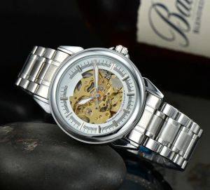 2023 relógios masculinos de luxo de alta qualidade série de trabalho de três agulhas relógio mecânico automático relógio militar de moda estilo oco cinto de aço de marca superior