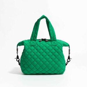 Moda de algodão de ombro Nylon Lingge Tote bolsa acolchoada Mulheres para baixo bolsas crossbody Small Designer Pillow acolchoado bolsa de travesseiro