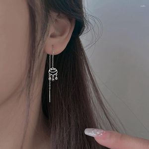 Baumeln Ohrringe Trendy Silber Farbe Tropfen Glück Wolke Chinesische Perlen Quaste Für Frauen Mädchen Geschenk Mode Schmuck Dropship Großhandel