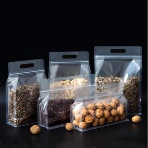 Eight-side Thickened Plastic Bag Transparent Sealing Packaging Bag Candy/Flower Tea/Cat Food/Fishing Bait Self seal Bag