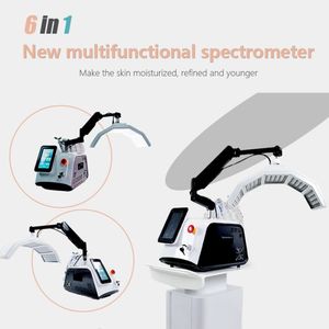 多機能6 in 1光線力学スキンケア締め付け皮膚顔面血管療法機器RFバイオスプレーガンスクラバーアイスハンドル付き