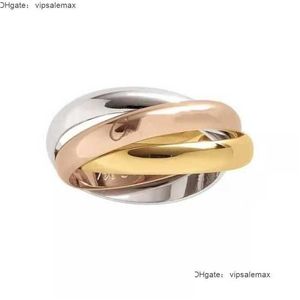 Band Rings Fashion 3 i 1 Designer Ring High Quality 316L rostfritt stålringar smycken för män och smycken ring dhmle