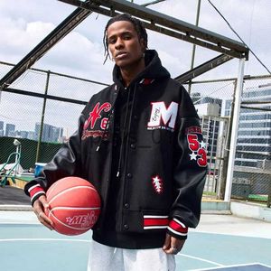 Men's Jackets Retro American baseball uniform suitable for both men's and women's clothing street design feeling niche in fashion brand jackets and couple sets x1016