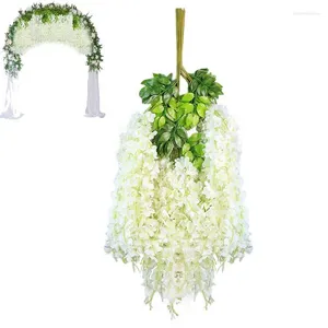 Dekorative Blumen, künstliche Weihnachtsgirlande, Rosenpflanzen, zum Aufhängen, für Hochzeit, Zuhause, Raumdekoration, Zaun, Geburtstagsdekoration