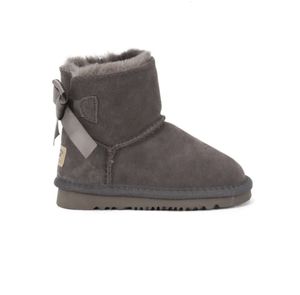 2024 Nuovi stivali Stivali per bambini Australia Scarponi da neve Designer Scarpe per bambini Inverno Classico Ultra Mini Boot Botton Neonati maschi Stivaletti alla caviglia Kid Pelliccia scamosciata114