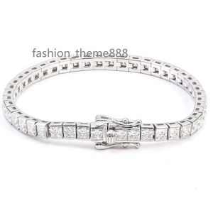 Hot Sale moissanite chains 925 silver Mossanite Jewelry Bracelet Women moissanite Tennis Bracelets