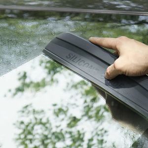 New Non-Scratch Soft Silicone Handy Squeegee Car wrap tools Water Window Wiper Drying Blade Clean Scraping Film Scraper Accessories wholesale