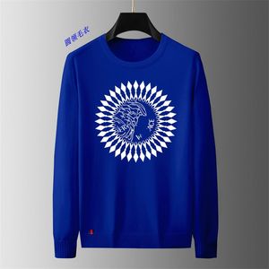 Męski projektantka wiosenna damska sweter z długimi rękawami CREWNECK CARTOON KNIT KNIT-end Jacquard Knit Sweter Top M-4X V49