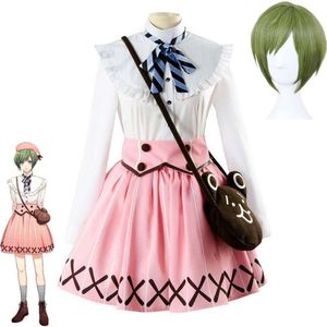 Cosplay jogo a rurikawa yuki cosplay traje peruca anime mankai verão trupe outfit escola jk uniforme halloween carnaval festa terno