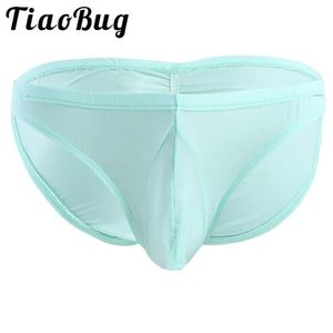 Cuecas masculinas calcinha fina lingerie sexy bulge bolsa briefs hombre tanga biquíni masculino gay roupa interior erótica azul preto sheer mesh235c