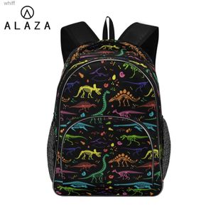 Backpacks High Quality Backpacks For Teenage Girls Boys Backpack School bag Kids Bags Polyester Fashion Cartoon dinosaur print School BagsL231016