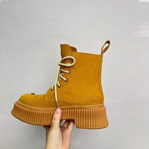 Fashion Brand Women Ankle Boots Monolith Booty Low Bootes Italy Beautiful Round Head Elastic Band Platform Suede Boot Designer Wedding Party Short Bootie Box EU 35-41