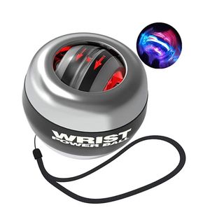 Güç bilekleri Autostart Powerball Bilek Güç El Önkol Güçlendirme LED Gyroscope Ball Kol Kas Fitness Eğitim Ekipmanı 231012