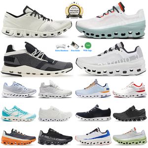 Na platformie chmurowej płaskie jogging butów designerski męskie buty do biegania Heather White All White Lumos Black Frost Men Treners Sports Sneakers 36-45