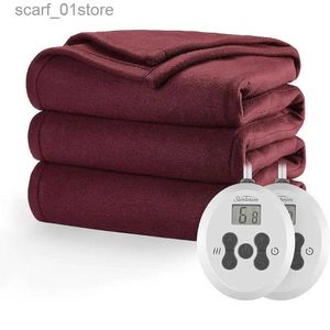 Sunbeam Royal Ultra Fleece Heated cordless heated blanket costco - Queen Size 90\ x 84\ with 12 Heat Settings, 12-Hour Selectable Auto Shut-Off - FaL231016